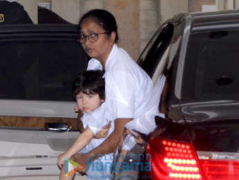 Taimur Ali Khan snapped in Bandra