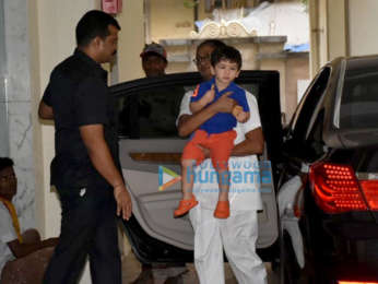Taimur Ali Khan spotted at his playschool
