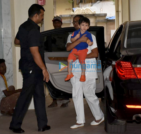 Taimur Ali Khan spotted at his playschool