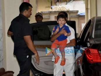 Taimur Ali Khan spotted at his playschool