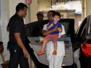 Taimur Ali Khan spotted at his playschool