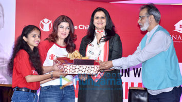 Twinkle Khanna attends the Save The Children event as the artist ambassador