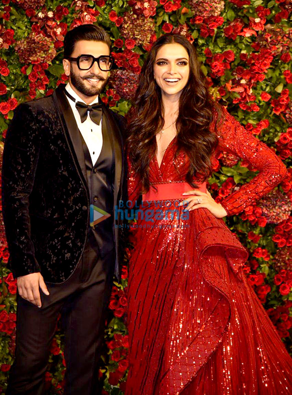 Deepika Padukone and Ranveer Singh grace their Mumbai reception