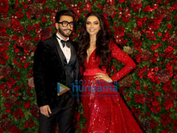 Deepika Padukone and Ranveer Singh grace their Mumbai reception