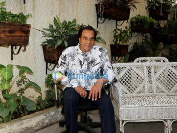Dharmendra snapped on his birthday at Sunny Super Sound in Juhu