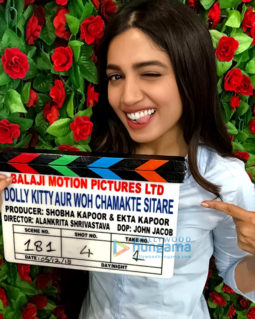 On The Sets Of The Movie Dolly, Kitty Aur Woh Chamakte Sitare