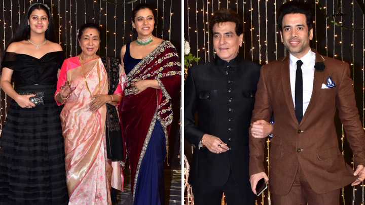 Legendary Asha Bhosle & Kajol at Priyanka Chopra-Nick Jonas’ GRAND RECEPTION in Mumbai