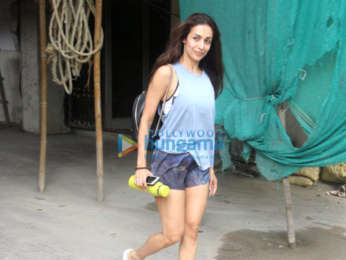 Malaika Arora snapped at the gym