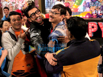 Ranveer Singh snapped on the sets of Tarak Mehta Ka Ooltaah Chashmah