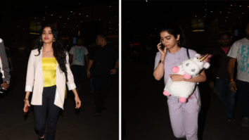 SPOTTED: Janhvi Kapoor and Khushi Kapoor @Mumbai Airport