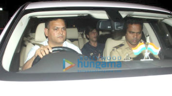 Shah Rukh Khan, Gauri Khan and Aryan Khan snapped at Zero screening at YRF Studios