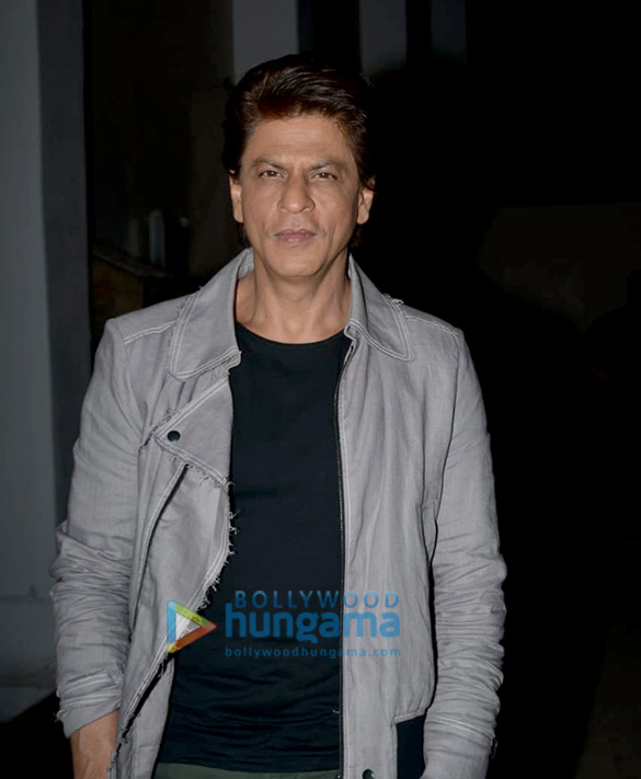 Shah Rukh Khan snapped during Zero promotions at Mehboob Studios