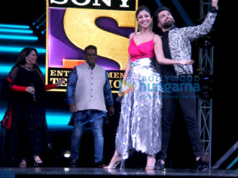 Shilpa Shetty, Anurag Basu and Geeta Kapoor snapped at the launch of Super Dancer 3