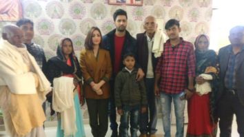 Vicky Kaushal and Yami Gautam meet the families of URI martyrs in Lucknow