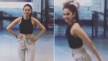 WATCH: Rakul Preet Singh SIZZLES on Elli AvrRam’s ‘Chamma Chamma’ during a dance workshop