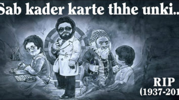 Amul pays emotional tribute to late Kader Khan