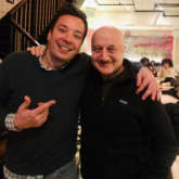 Anupam Kher meets The Tonight Show host Jimmy Fallon