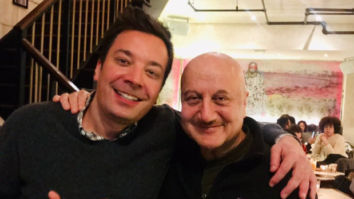 Anupam Kher meets The Tonight Show host Jimmy Fallon