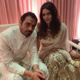 Arjun Rampal twins in white with rumoured girlfriend Gabriella Demetriades at a wedding