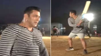 Bharat: Salman Khan enjoys a game of cricket while shooting the film