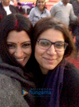 On The Sets Of The Movie Dolly, Kitty Aur Woh Chamakte Sitare