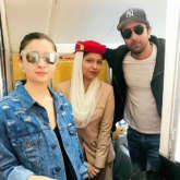 FLASHBACK! Lovebirds Ranbir Kapoor and Alia Bhatt keep it stylish as they strike a pose together in NYC