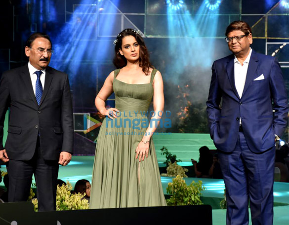 Kangana Ranaut walks the ramp at the Aditya Birla LiveEco fashion show Kangana Ranaut walks the ramp at the Aditya Birla LiveEco fashion show