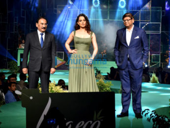 Kangana Ranaut walks the ramp at the Aditya Birla LiveEco fashion show