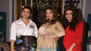 Parineeti Chopra and Sania Mirza snapped with Neha Dhupia on the sets of BFFs with Vogue season 3