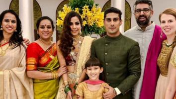 Prateik Babbar – Sanya Sagar Wedding: Raj Babbar excitedly danced at his son’s wedding reception