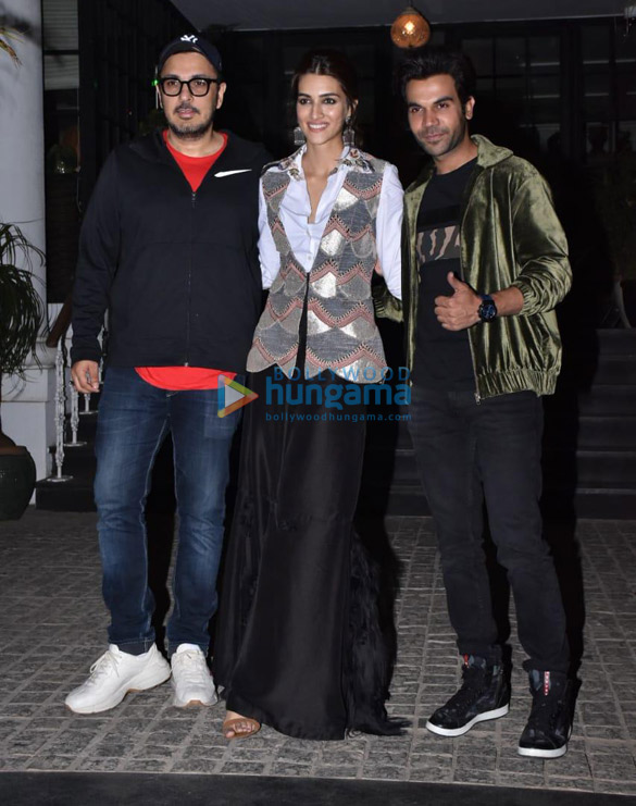 Rajkummar Rao, Kriti Sanon and others spotted at Soho House in Juhu Rajkummar Rao, Kriti Sanon and others spotted at Soho House in Juhu