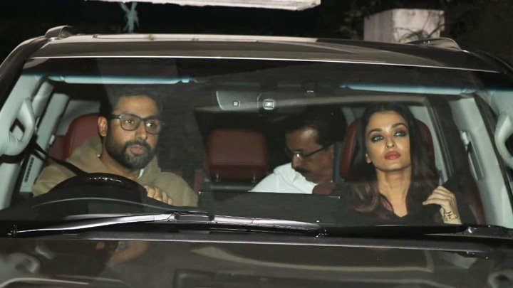 SPOTTED: Abhishek Bachchan, Aishwarya Rai Bachchan and others at Sonali Bendre’s House in Juhu