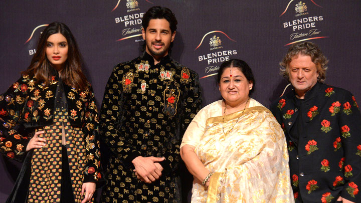 Siddharth Malhotra & Diana Penty on ramp for Rohit Bal’s Blenders Pride Fashion tour 2019  Part – 3