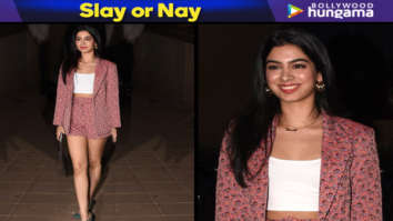 Slay or Nay: Khushi Kapoor in an INR 5000/- Topshop shorts and jacket for Punit Malhotra’s birthday bash