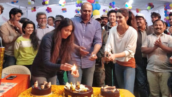 Kriti Sanon and the Panipat team celebrate Ashutosh Gowariker’s birthday on the sets of their film