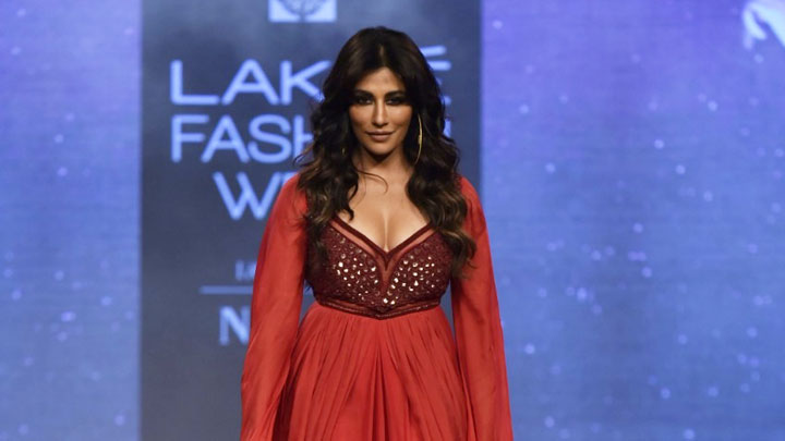Chitrangda Singh on RAMP for Anjali Varma at LFW Day 4