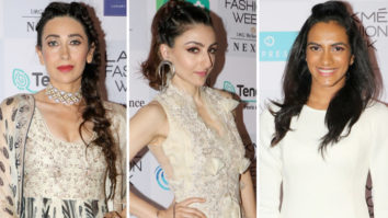 Karisma Kapoor, Soha Ali Khan & P. V. Sindhu for Punit Balana, Misfit Panda & Agami LFW Day 5