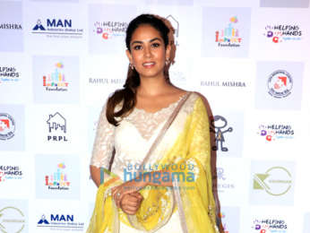 Mira Rajput snapped at The Helping Hands exhibition and fundraiser at St. Regis, Lower Parel