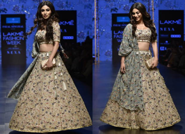 Mouni Roy for Payal Singhal at LFW Summer_Resort 2019 (3)