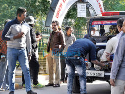 on the sets of the movie Raat Akeli Hai