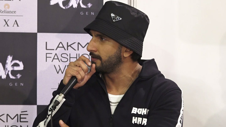 Ranveer Singh & Gully Boy team in LFW for Gully Gen collection