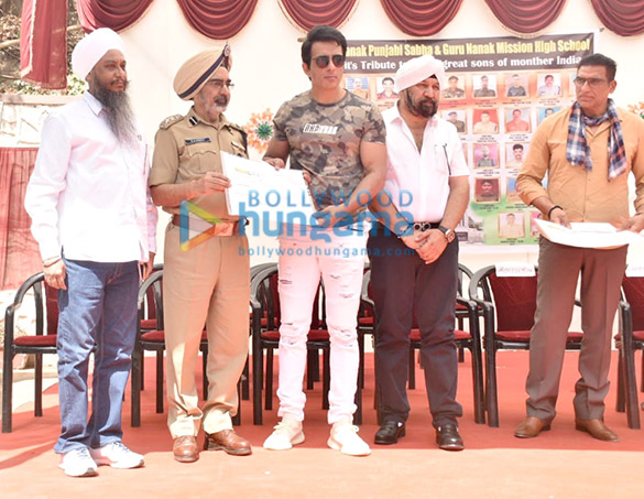 Sonu Sood attends an event honouring the martyrs of the Pulwama terror attack