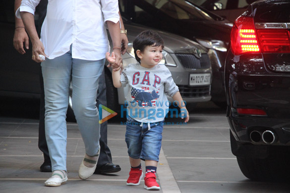 Taimur Ali Khan snapped at a playschool in Bandra Taimur Ali Khan snapped at a playschool in Bandra