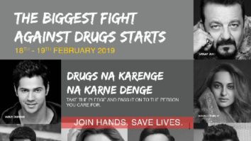 Varun Dhawan, Sanjay Dutt, producer Mahaveer Jain and other Bollywood stars along with PM Narendra Modi come out in support of Sri Sri Ravi Shankar’s campaign Drug Free India