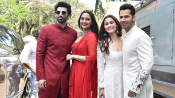 Celebs entry shots for Kalank teaser launch