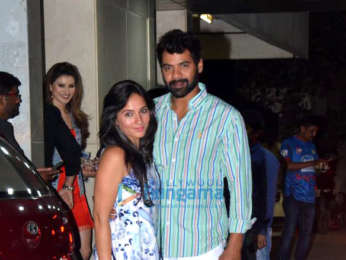 Celebs grace the party of Celebrity Cricket League at Sohail Khan's residence in Bandra