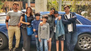 Hrithik Roshan and family spends some quality time over Sunday Brunch with Sonali Bendre