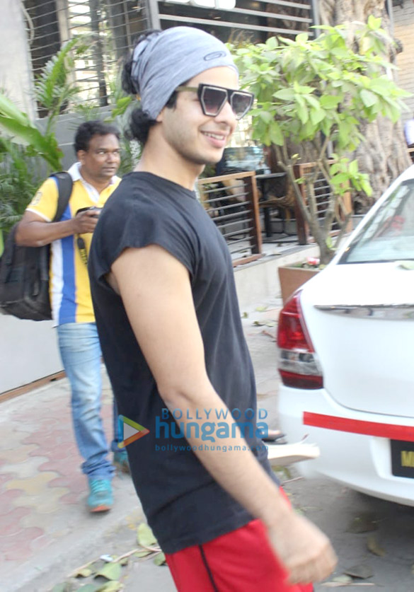 Ishaan Khatter snapped at Kitchen Garden