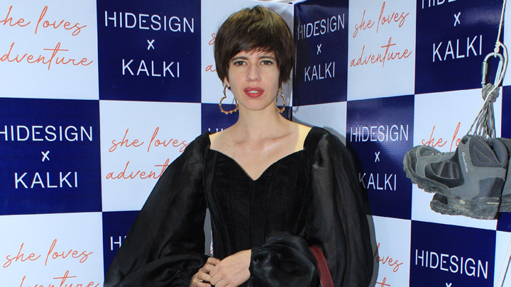 Kalki Koechlin snapped at the launch of adventurous, bold and sporty collection