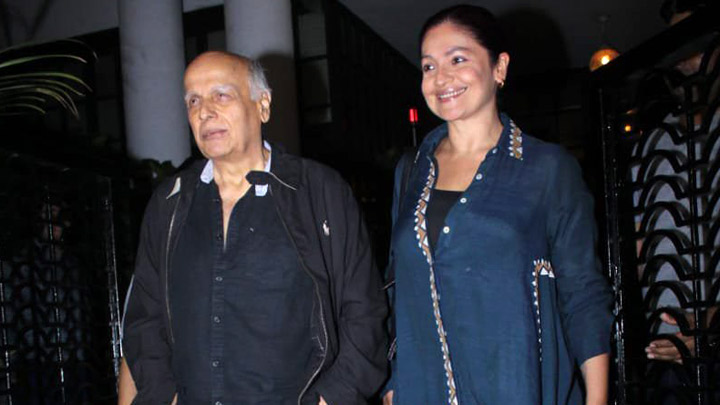 Mahesh Bhatt and Pooja Bhatt spotted at Soho House in Juhu